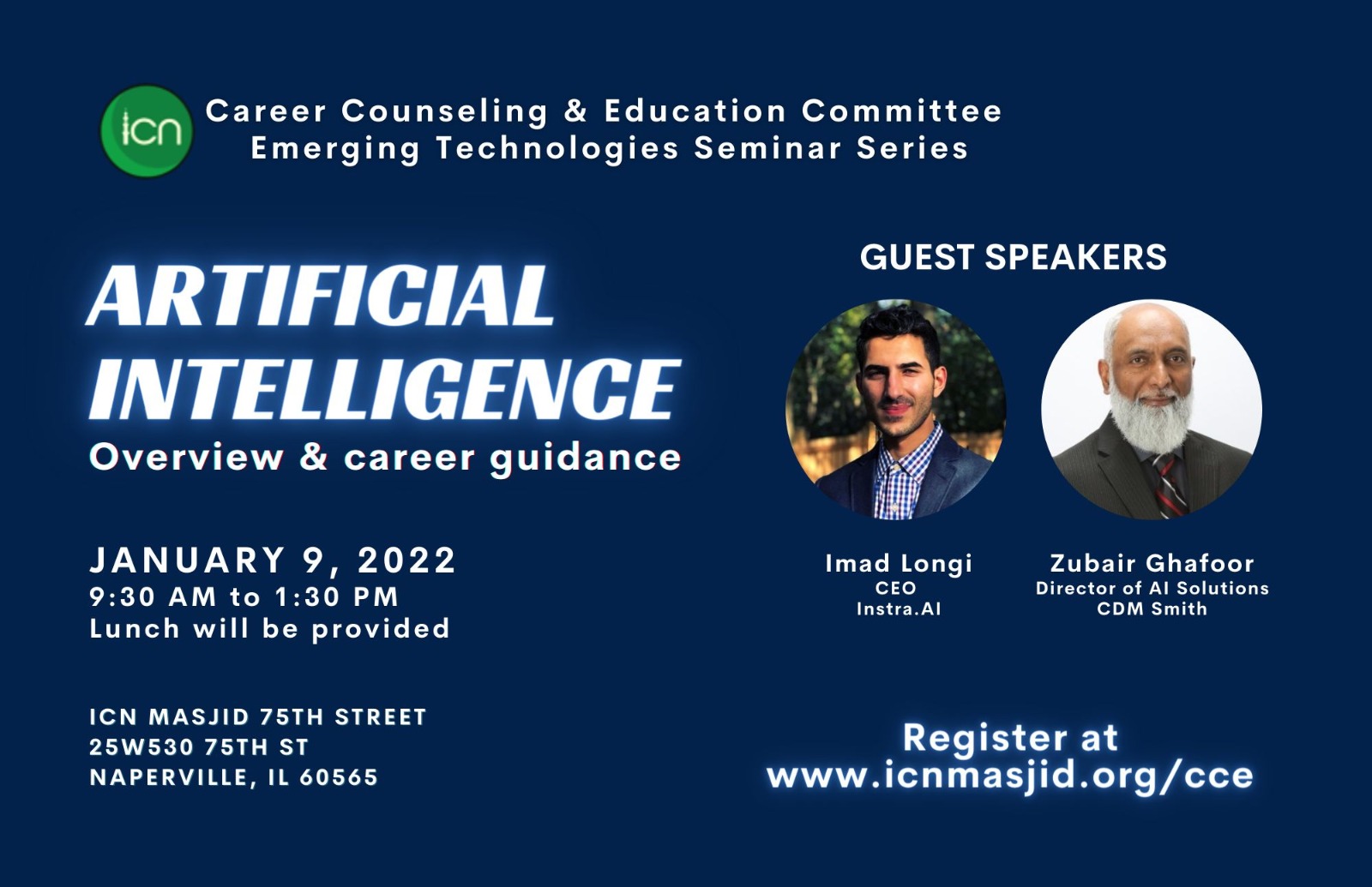 Artificial Intelligence Seminar – Islamic Center of Naperville